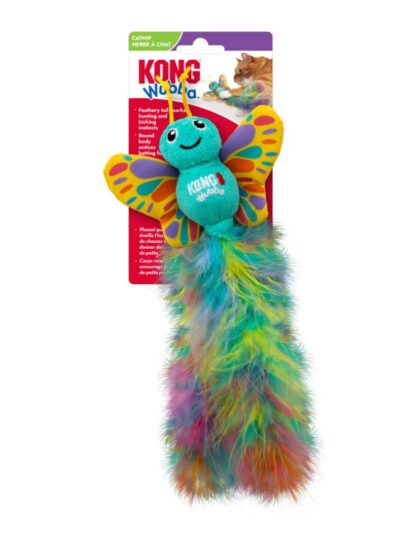 KONG Cat Wubba Butterfly Cat Toy 1ea