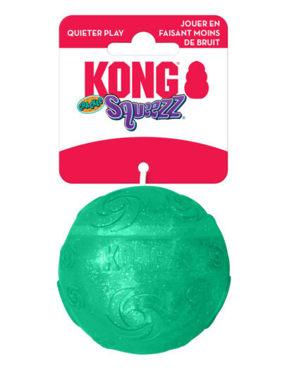 KONG Squeezz Crackle Ball Dog Toy Assorted 1ea/LG