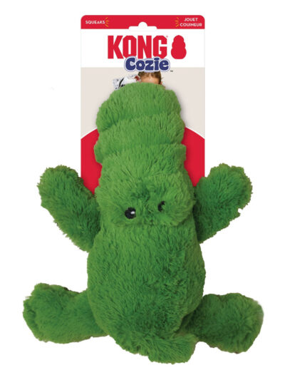 KONG Cozie Ali Alligator Plush Dog Toy Green 1ea/XL