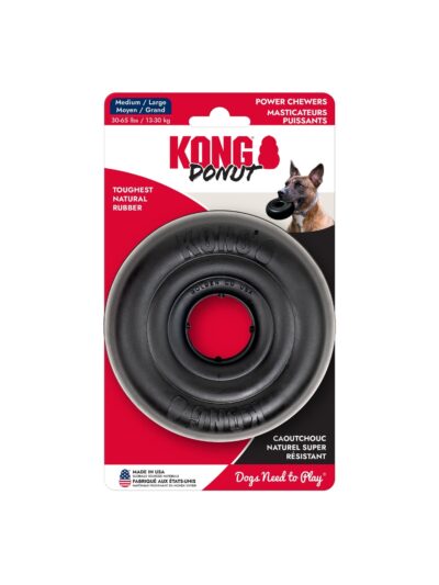 Kong Extreme Donut Black Medium/Large