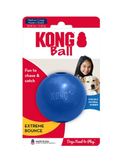 KONG KONG Old Glory Ball with Hole Dog Toy 1ea/MD/LG