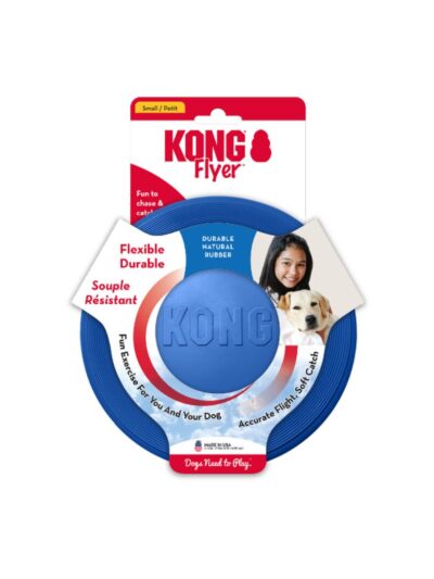 KONG KONG Old Glory Flyer Dog Toy 1ea/SM