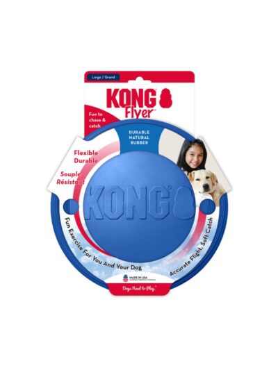 KONG KONG Old Glory Flyer Dog Toy 1ea/LG
