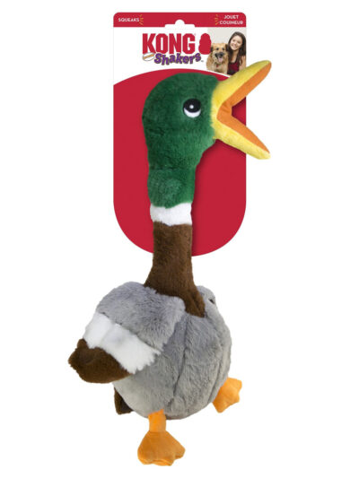 KONG Shakers Honkers Duck Dog Toy Multi-Color 1ea/LG