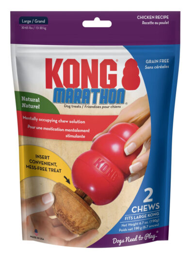 KONG Marathon Dog Treats Chicken 2 pk, LG