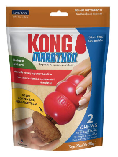 KONG Marathon Dog Treats Peanut Butter 1ea/2 pk, LG