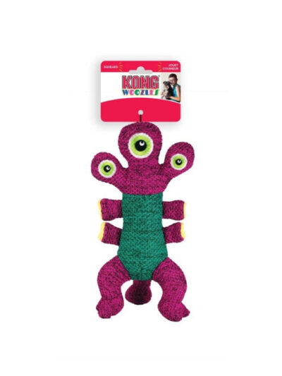 KONG Woozles Squeaker Dog Toy Pink 1ea/MD