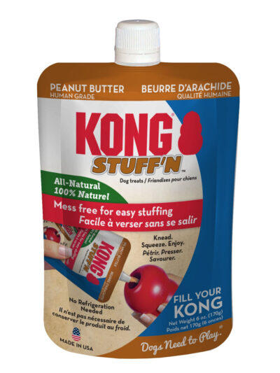 KONG Stuff'N Dog Treat Paste Pouch Peanut Butter 1ea/6 oz