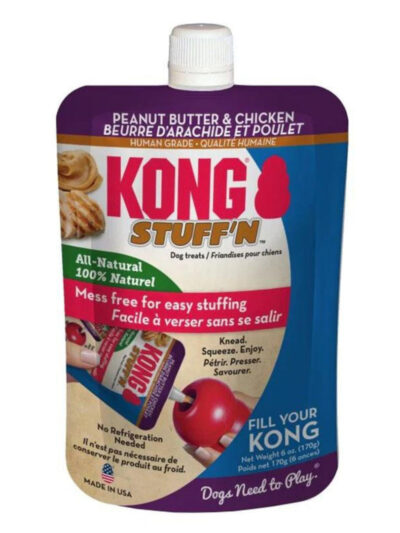 KONG Stuff'N Dog Treat Paste Pouch Peanut Butter & Chicken 1ea/6 oz