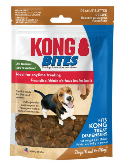 KONG Bites Dog Treats Regular Peanut Butter 1ea/5 oz