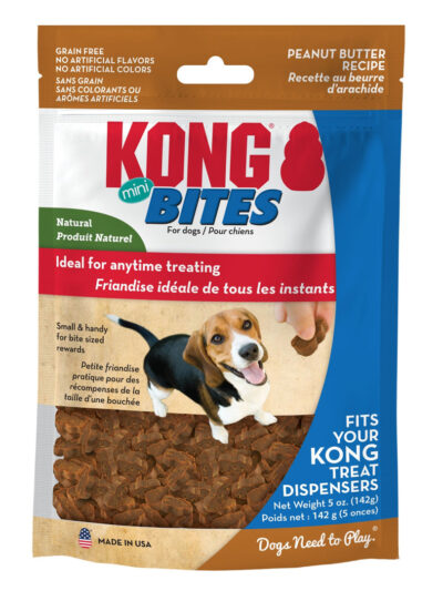 KONG Bites Dog Treats Mini Peanut Butter 1ea/5 oz