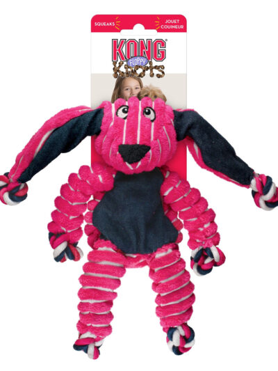 KONG Floppy Knots Bunny Dog Toy 1ea/SM/MD