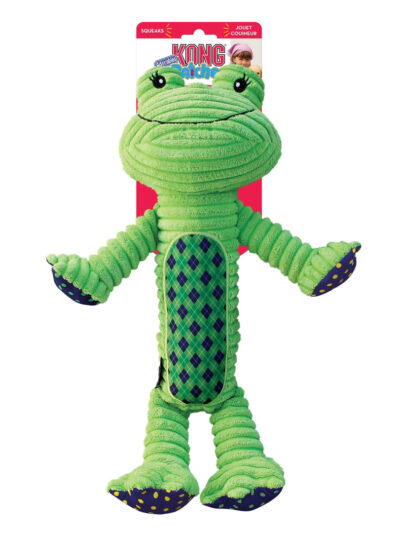 KONG Patches Adorables Plush Dog Toy Frog 1ea/XL