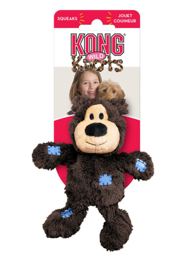KONG Wild Knots Bear Dog Toy Assorted 1ea/XS