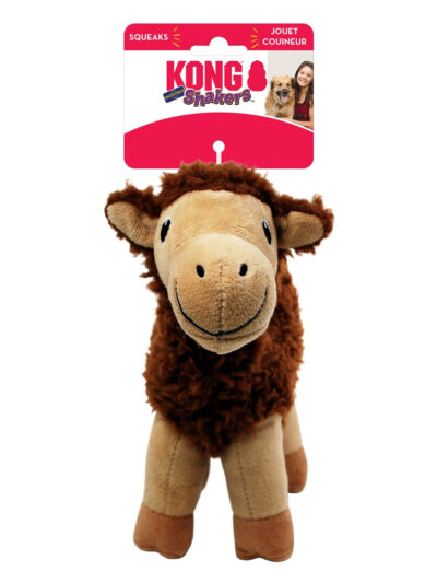 KONG Shakers Passports Dog Toy Camel Brown 1ea/MD