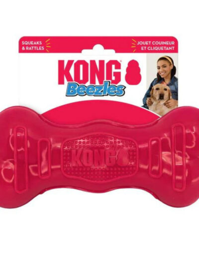 KONG Beezles Bone Assorted Dog Toy 1ea/MD