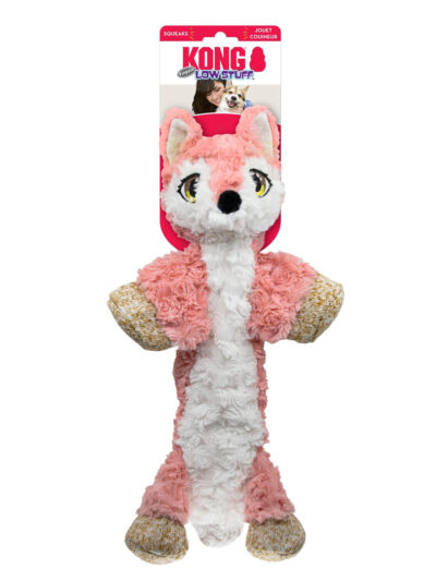 KONG Low Stuff Flopzie Fox Dog Toy 1ea/MD