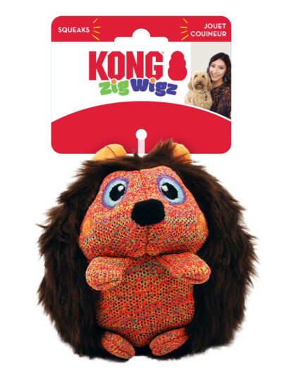 KONG Zigwigz Hedgehog Dog Toy 1ea/MD