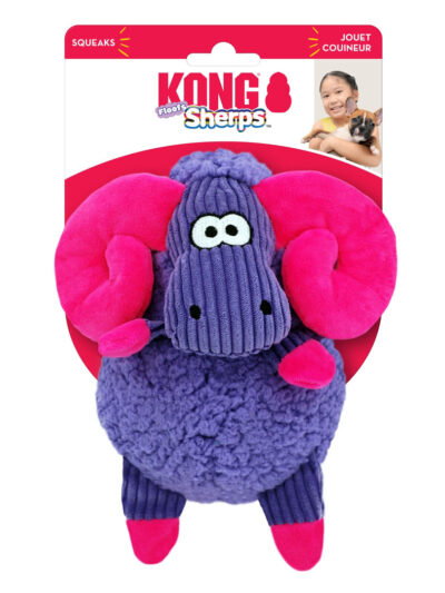 KONG Sherps Floofs Big Horn Ram Dot Toy 1ea/MD