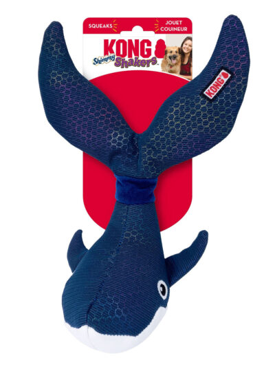 KONG Shakers Shimmy Dog Toy Whale 1ea/MD