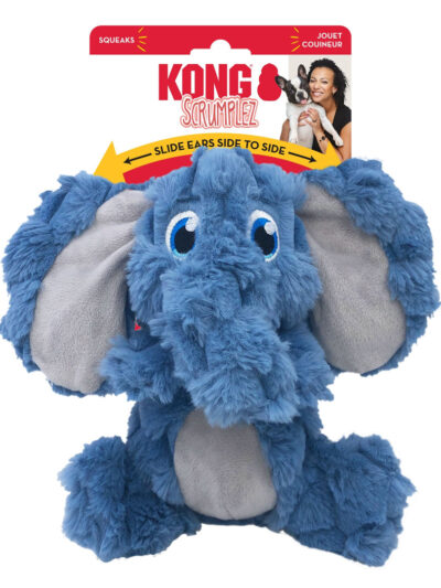KONG Scrumplez Dog Toy Elephant 1ea/MD