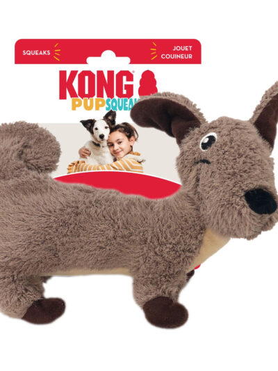 KONG PupSqueaks Dog Toy Tucker 1ea/MD