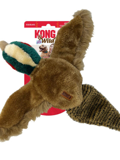 KONG Wild Low Stuff Creatures Dog Toy Pheasant 1ea/MD