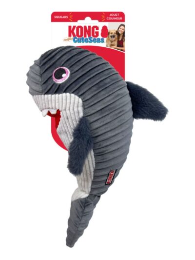 KONG Cuteseas Rufflez Dog Toy Shark MD/LG
