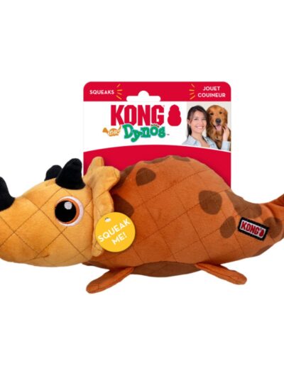 KONG Dynos Roars Dog Toy Orange, 1ea/MD/LG