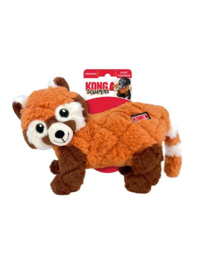 KONG Scampers Dog Toy Red Panda, 1ea/MD