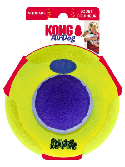 KONG Airdog Squeaker Saucer Dog Toy 1ea/MD