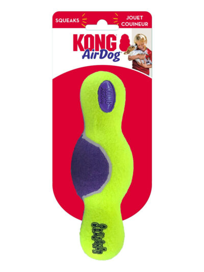 KONG Airdog Squeaker Roller Dog Toy 1ea/MD