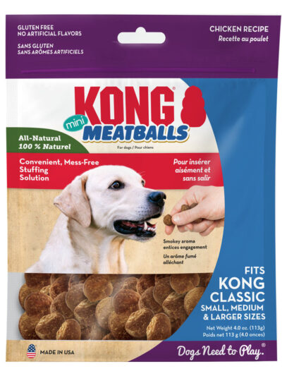 KONG Meatballs Dog Treat Mini 1ea/4 oz
