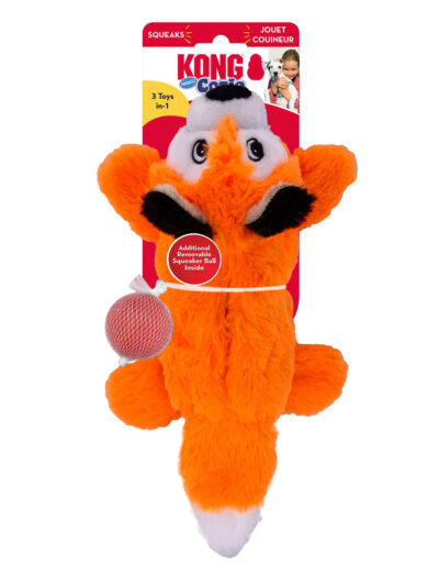 KONG Cozie Pocketz Dog Toy Fox 1ea/SM