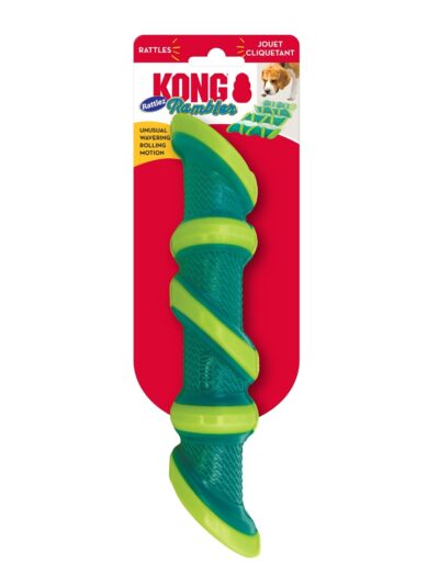 KONG Rambler Rattlez Dog Toy Stick, LG (2 pack)