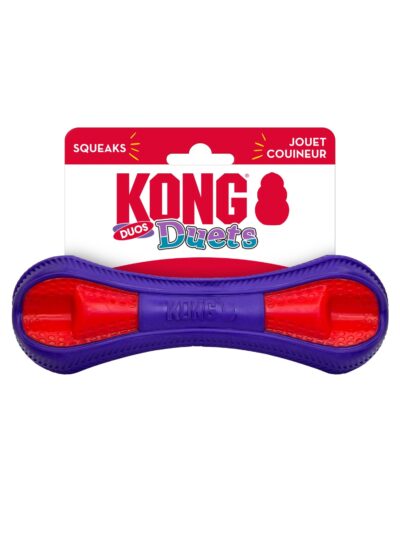 Kong Duets Duos Dog Toy Bone, 1ea/Medium