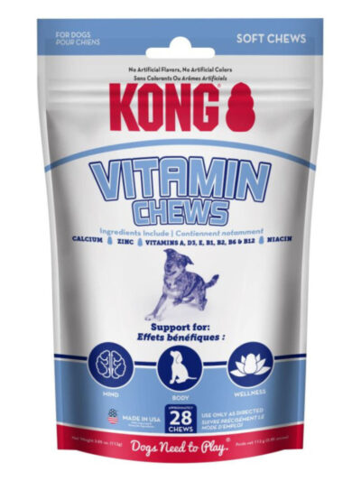KONG Vitamin Soft Chews Dog Treats 1ea/28Pc