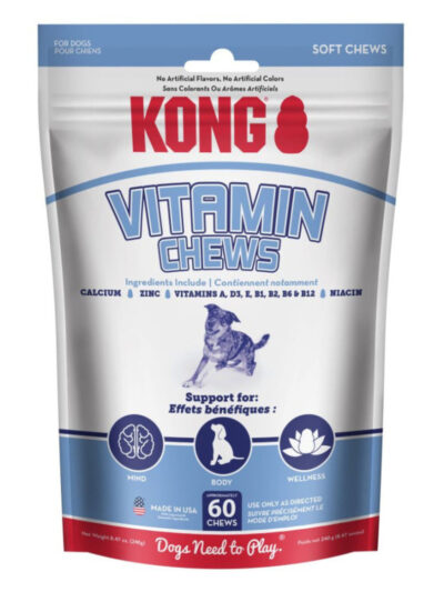 KONG Vitamin Soft Chews Dog Treats 1ea/60Pc