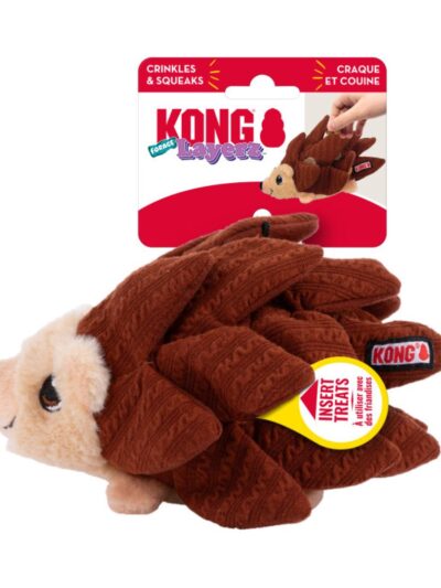 KONG Layerz Forage Dog Toy Hedgehog MD
