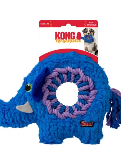 KONG Ringaroos Dog Toy Elephant, 1ea/MD