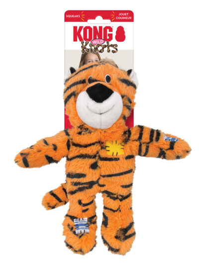 KONG Wild Knots Dog Toy Tiger 1ea/MD/LG