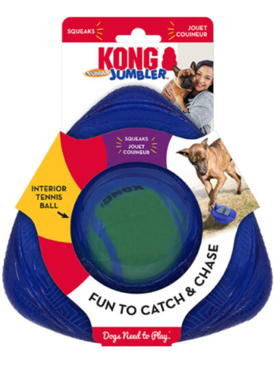 KONG Jumbler Flinger Dog Toy Assorted 1ea/MD/LG
