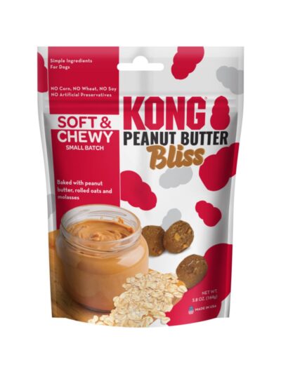 KONG Peanut Butter Bliss Soft and Chewy Dog Treats 1ea/5.8oz.