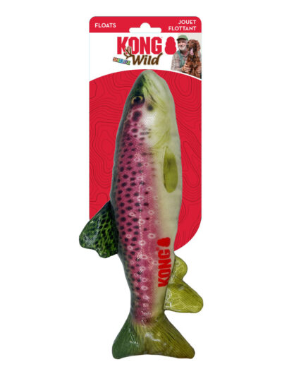 KONG Wild Shieldz Dog Training Fish Dummy Trout 1ea/MD