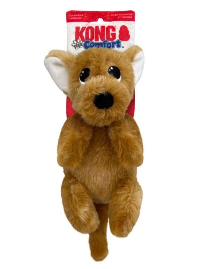 KONG Comfort Pups Dog Toy Peanut SM