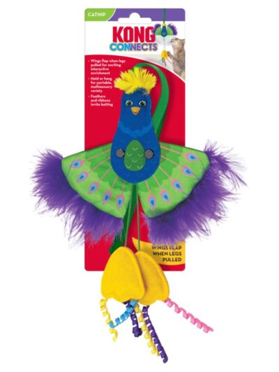 KONG Connects Peacock Cat Toy 1ea