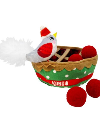 KONG Holiday Puzzlements Pie Cat Toy 1ea/One Size