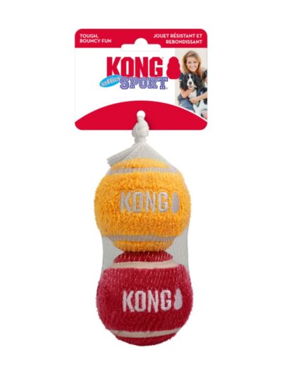 KONG Sport Softies Balls Dog Toy Assorted, 1ea/LG, 2Pc
