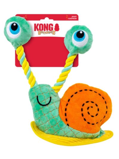 KONG Bendeez Dog Toy Snail, 1ea/LG