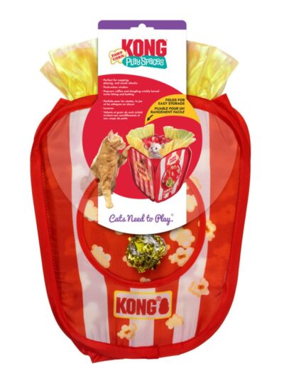 KONG Play Spaces Pawpcorn Cat Toy Red, 1ea